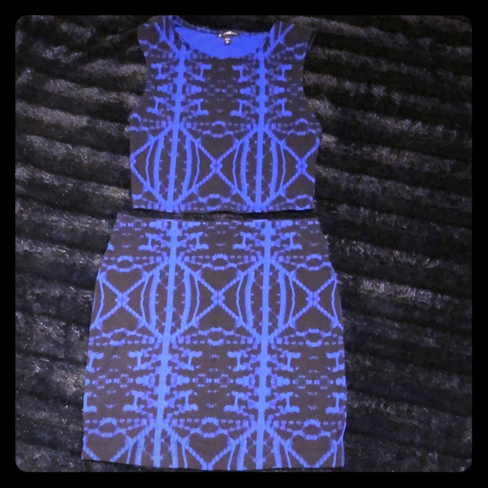 Express Crop Top & Midi Pencil Skirt size XS